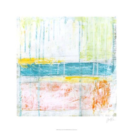 Framed Distant Colors I Print