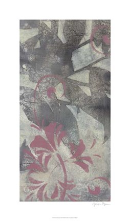 Framed Leaf Dusting I Print