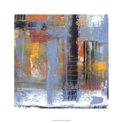 Framed Urban Plan II Print