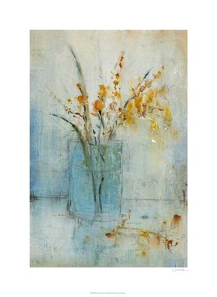 Framed Blue Container II Print