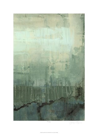 Framed Emerald Sky II Print