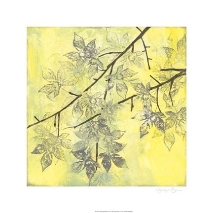 Framed Fluttering Maple II Print