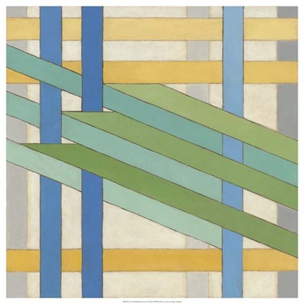 Framed Non-Embellished Lineate I Print