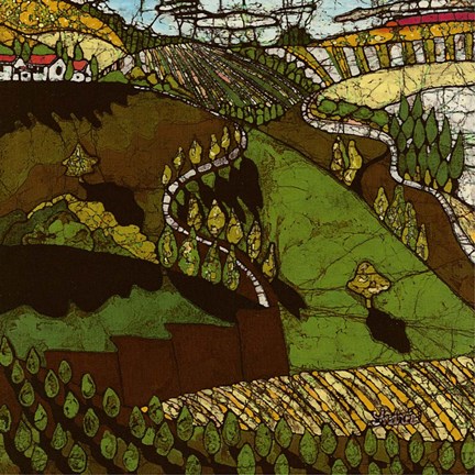 Framed Cypress Road Print