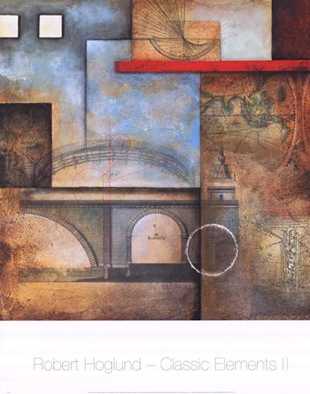 Framed Classic Elements II Print