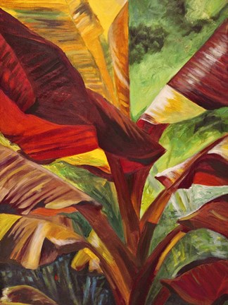 Framed Banana Duo I Print