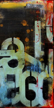 Framed Out Numbered II Print