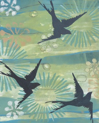 Framed Swoop I Print