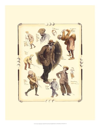 Framed Open Championship At Muirfield Print