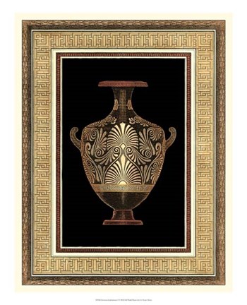 Framed Etruscan Earthenware I Print