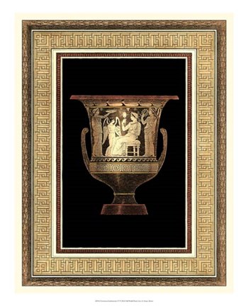 Framed Etruscan Earthenware IV Print