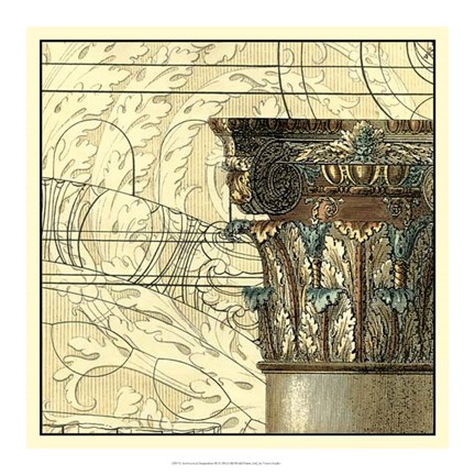 Framed Architectural Inspiration III Print