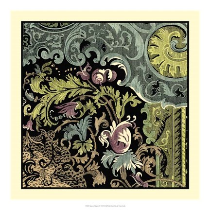 Framed Tapestry Elegance IV Print