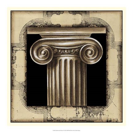 Framed Architectural Schema I Print