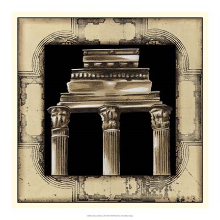 Framed Architectural Schema III Print