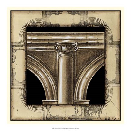 Framed Architectural Schema IV Print