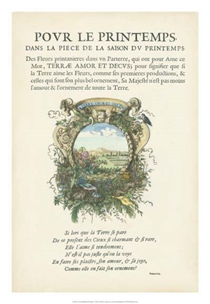 Framed Non-Embellished Bookplate V Print