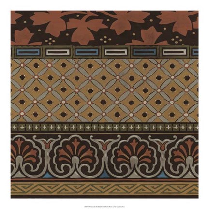 Framed Heirloom Textile II Print