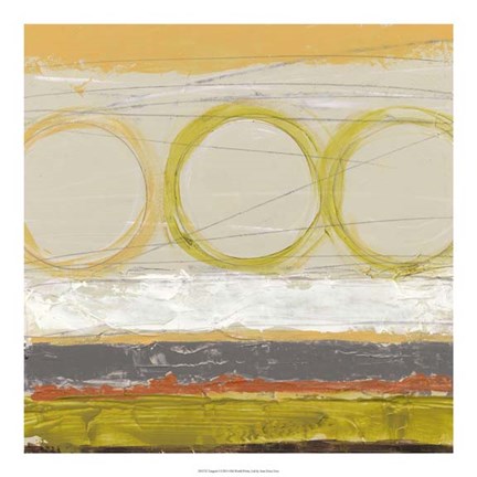 Framed Tangent I Print