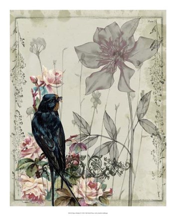 Framed Mauve Melody IV Print