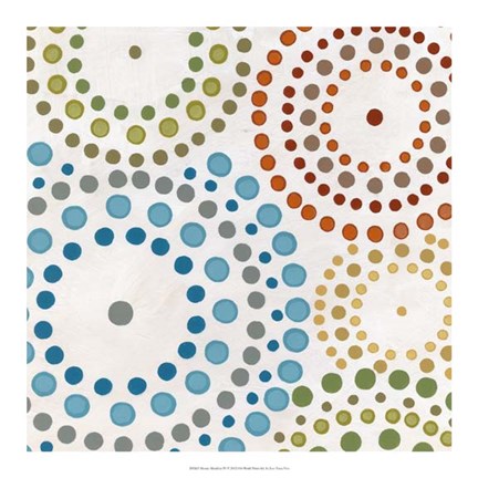 Framed Mosaic Mandalas IV Print