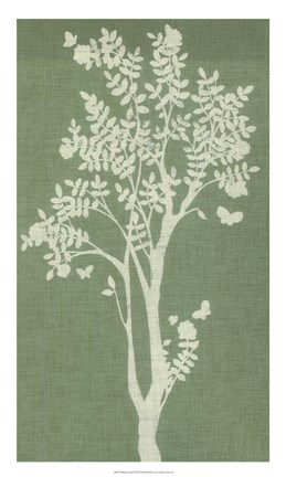 Framed Tableau in Sage II Print