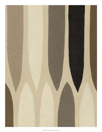 Framed Inter Lock I Print