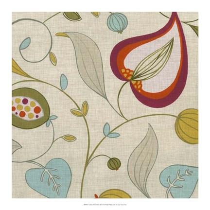 Framed Cabana Floral II Print