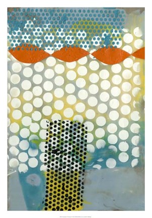 Framed Translucent Abstraction I Print