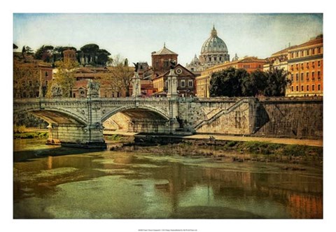 Framed Ponte Vittorio Emanuelle Print