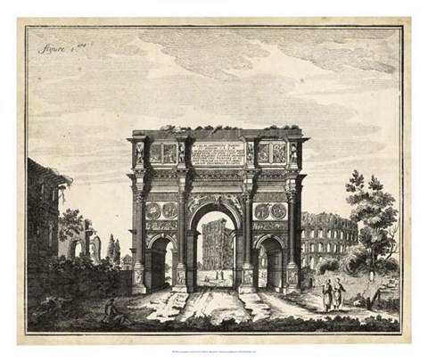 Framed Constantine&#39;s Arch Print