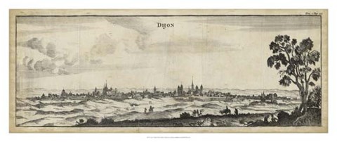 Framed View of Dijon Print
