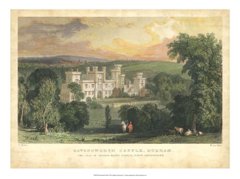 Framed Ravensworth Castle Print