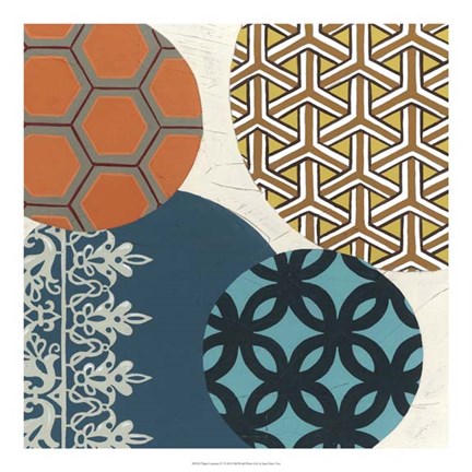 Framed Paper Lanterns IV Print