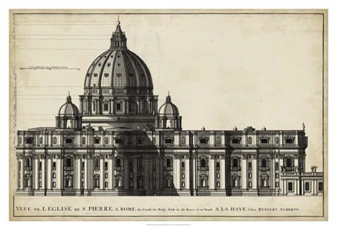 Framed St. Peter&#39;s, Rome Print