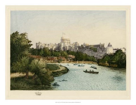 Framed Castle View I Print