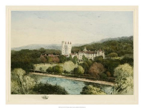 Framed Castle View II Print