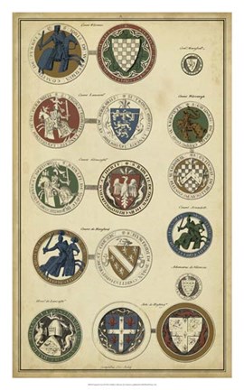 Framed Imperial Crest I Print