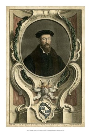 Framed Portrait VI Print