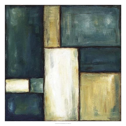 Framed Cobalt I Print