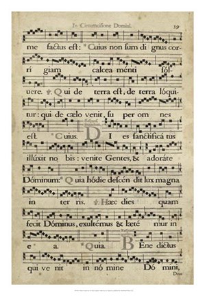Framed Vellum Songbook I Print