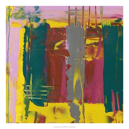 Framed City Lights I Print