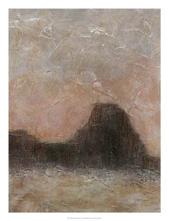 Framed Misty Morning Mesa I Print