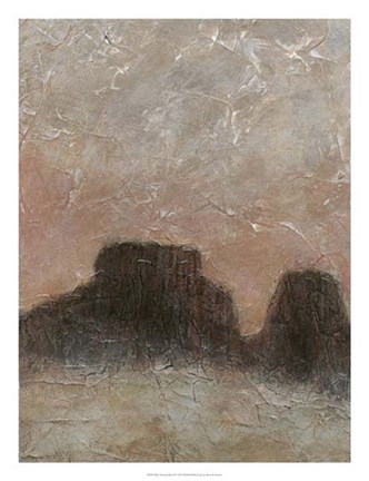 Framed Misty Morning Mesa II Print