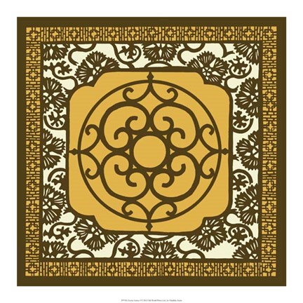 Framed Exotic Lattic I Print