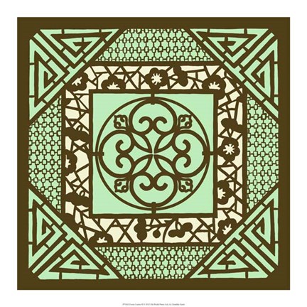 Framed Exotic Lattic II Print