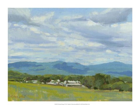 Framed Holyoke Range Print