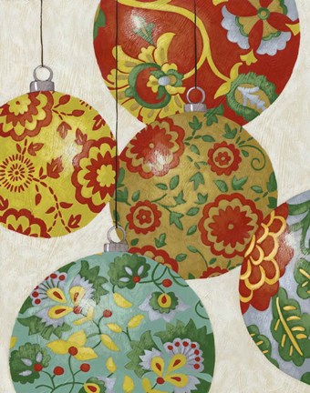 Framed Christmas Cheer I Print