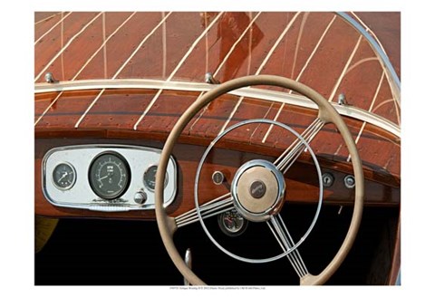 Framed Antique Boating II Print