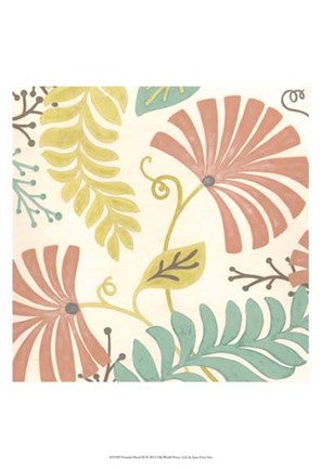 Framed Veranda Floral III Print